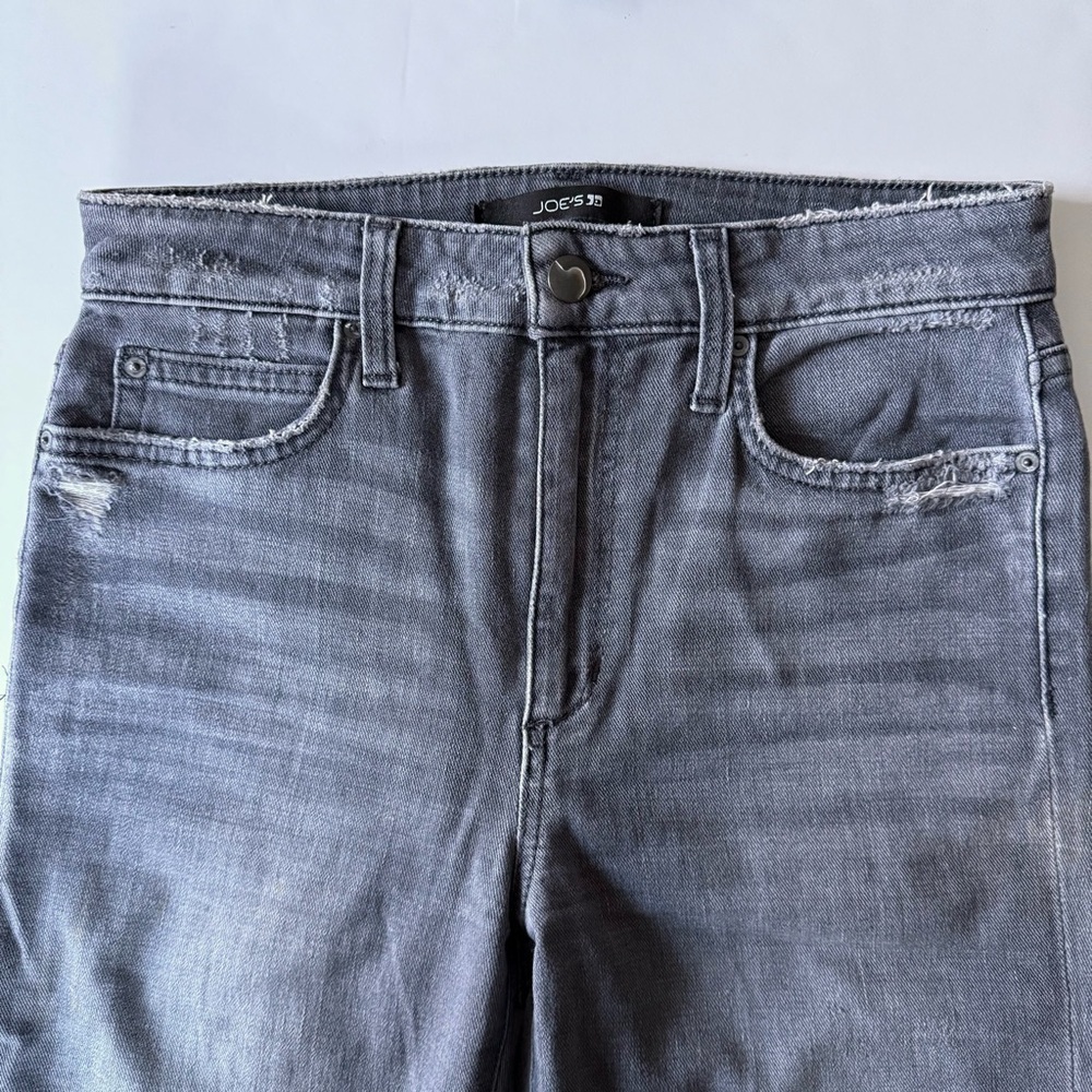 JOE’S JEANS Charlie High Rise Skinny Ankle Distressed Sz 27 Waist 28” Denim Jean - Picture 2 of 16
